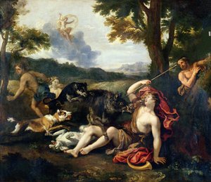 Bir Yaban Domuzu Tarafından Öldürülen Adonis
